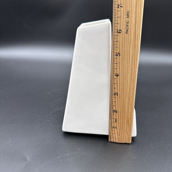 STAK Ceramic Phone Stand Vase Charger Holder Minimalist Modern Desk Organizer - Picture 15 of 15